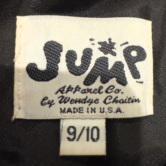 Vintage Jump Dress Y2K 90s Whimsigoth sz 9/10 Spaghetti Strap w/ Scarf Made USA - Picture 4 of 8